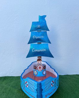 Barco decoración comunión