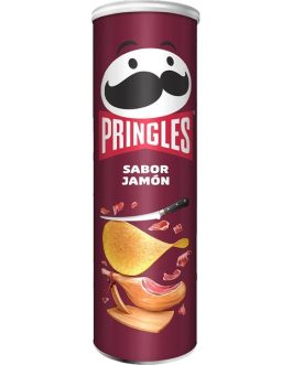 PATATAS PRINGLES JAMÓN 165 GRS
