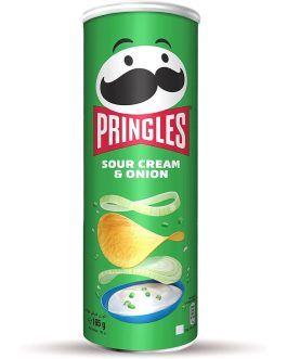 PATATAS PRINGLES CREAM&ONION 165GRS